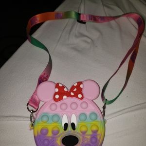 Minnie mouse pop it pocketbook